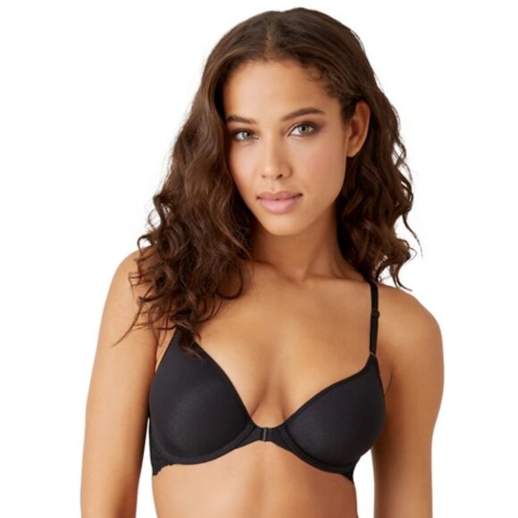 Inspired Eyelet Front Close T-Shirt Bra by B.Tempt'd 32B - Picture 1 of 5